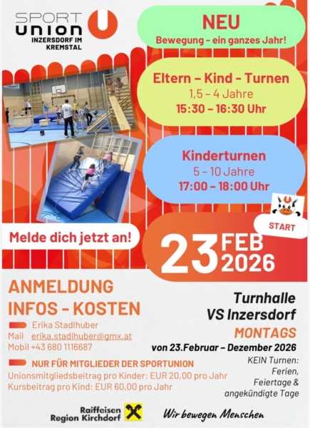 Flyer Kinderturnen Neu 2026
